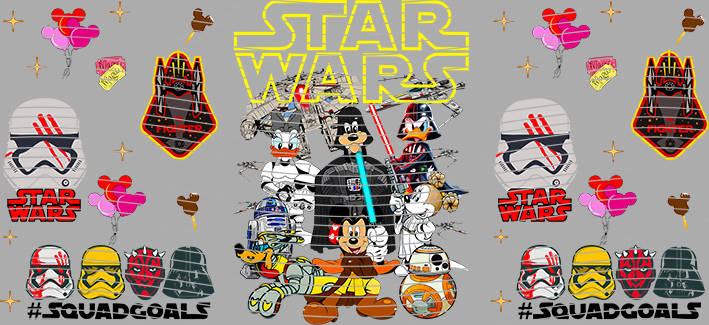 16oz Disney style-D-1980
